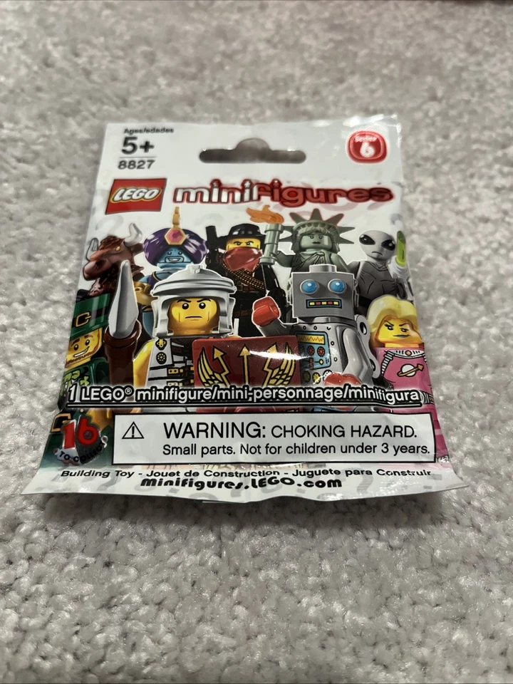 Lego 8827 Series 6 CMF Roman Soldier Collectible Minifigure NEW Sealed - Image 2 of 2