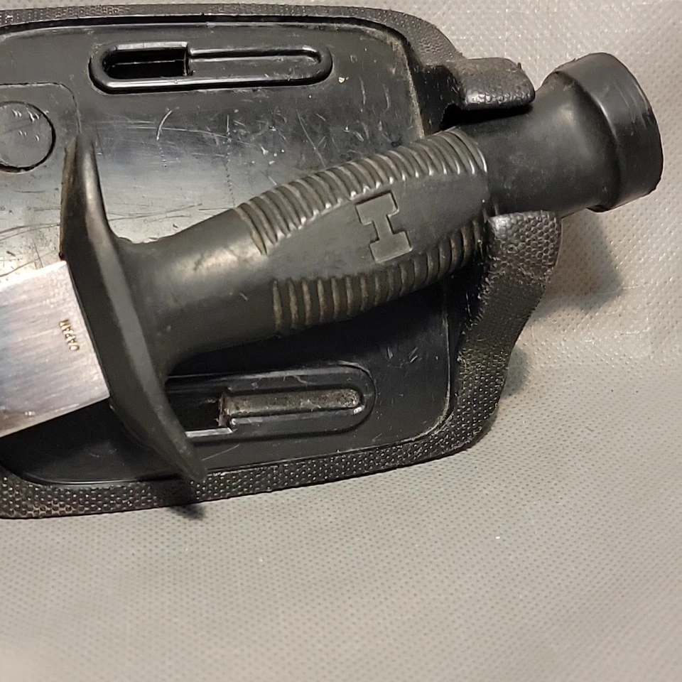 Vintage US Divers Aqua Stainless Steel SCUBA Dive 6 1/2 " Knife & Sheath JAPAN - Image 4 of 4