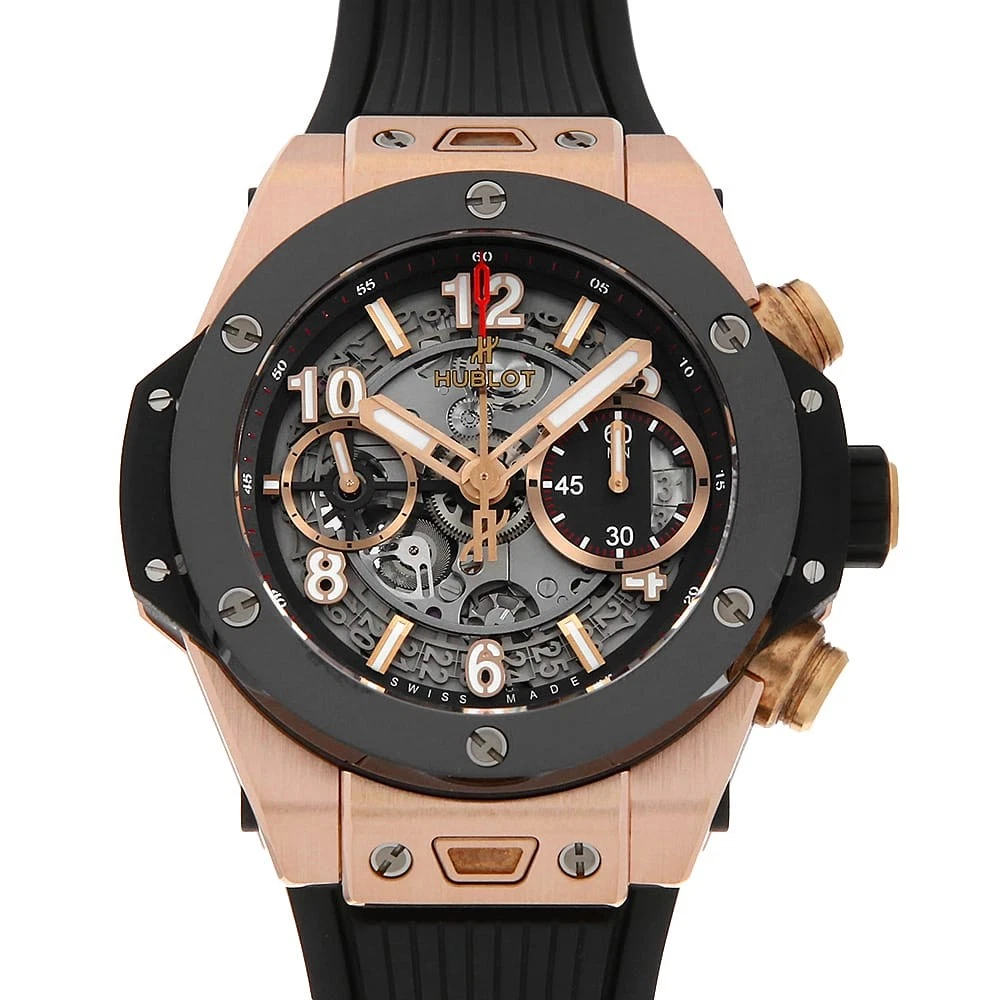 Hublot — HUBLOT Big Bang Unico King Gold Ceramic 411.OM.1180.RX second hand mens