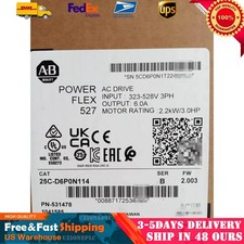 Allen Bradley 25C-D6P0N114 Brand DHL Express shipping US Free Tax