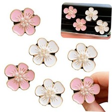 Air Fresheners Vent Clips 6 Pcs Cute Flower Car Accessories for Women Girls -