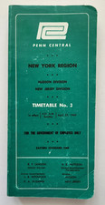 PENN CENTRAL 1969 Emp Timetable No 3 - New York Region - Hudson & New Jersey Div
