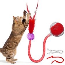 Smart Automatic Moving Cat Toy Ball - USB Rechargeable Interactive Pet Toy - 360
