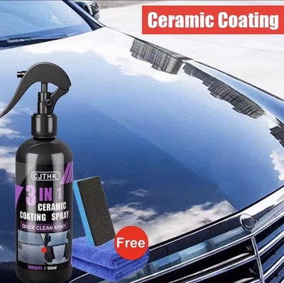 Auto Keramik Beschichtung Nano Spray 3in1 Hydrophob glänzend und schützt Lack