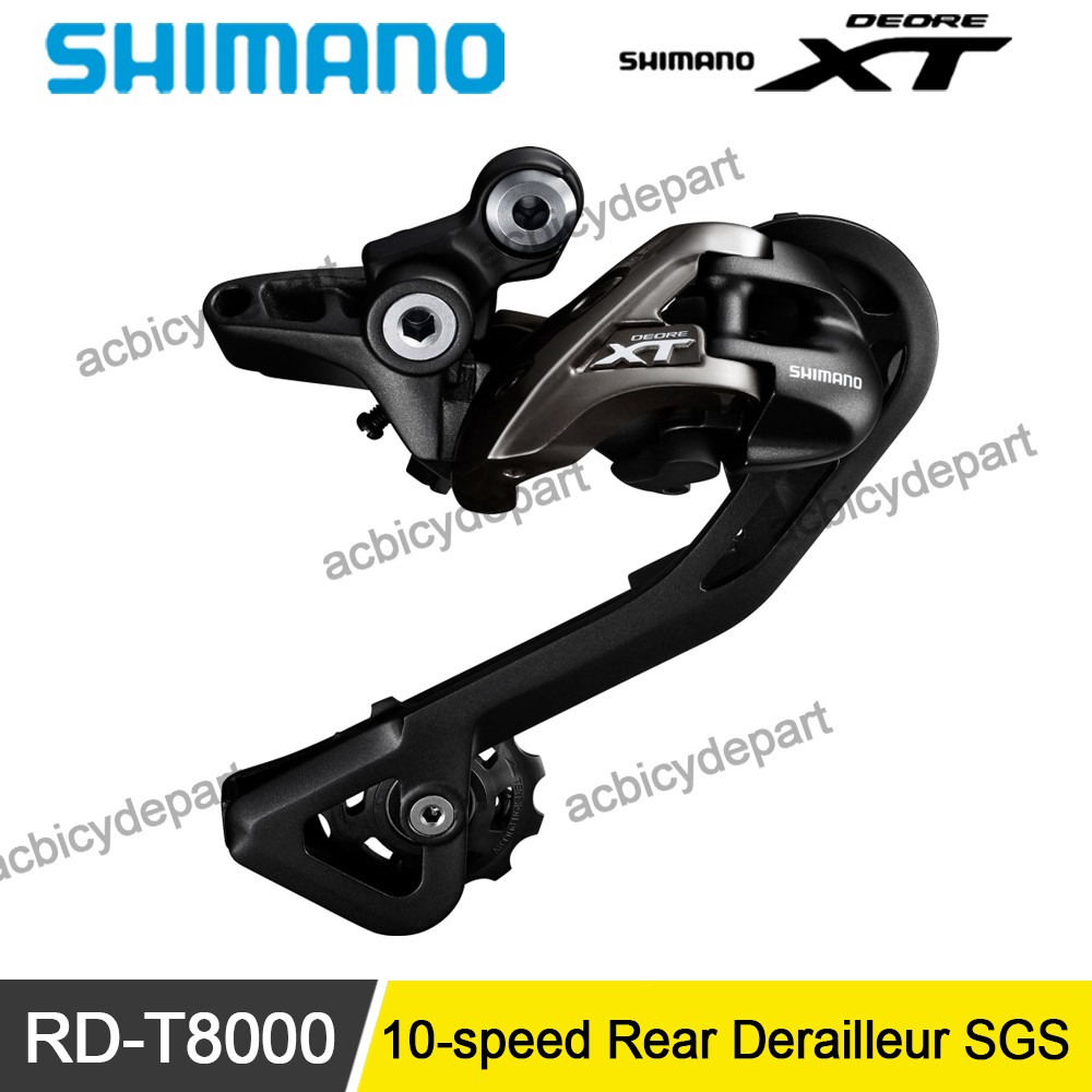 SHIMANO DEORE XT T8000 Long Cage Rear Derailleur 10 Speed For MTB