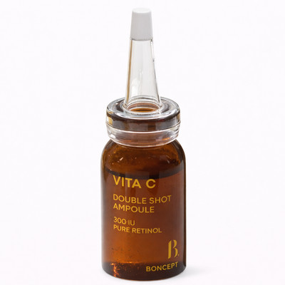 Boncept Vita-C Freeze-Dried Double Shot Ampoule Kit Brightening Serum Set New