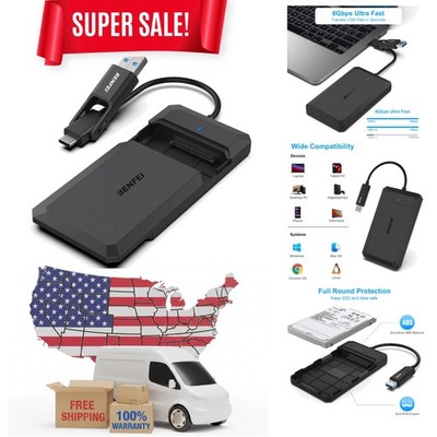 6TB SATA USB Enclosure with UASP - 2.5 Inch SSD Compatibility and Speed