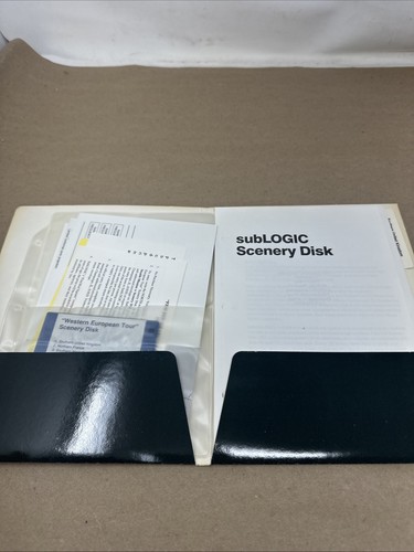 NEW! Factory sealed Scenery Disk WESTERN EUROPEAN TOUR by SUBLOGIC for AMIGA - Picture 3 of 6