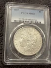 1887 Morgan Silver Dollar PCGS MS65 Gem BU Uncirculated Beautiful Coin!