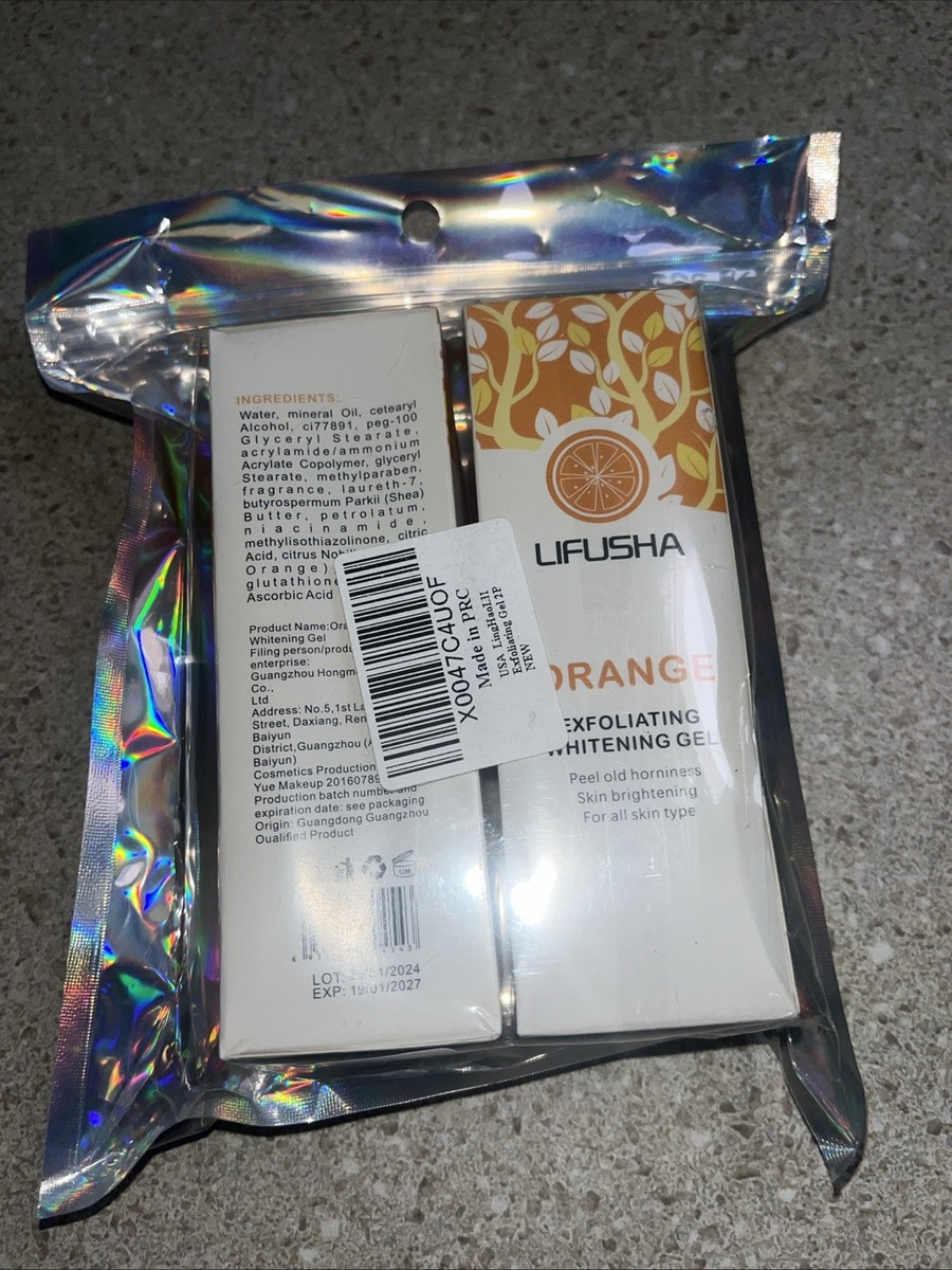 H670~ Lifusha Orange Exfoliating Whitening Gel 2 Pack Face & Body Brightening | eBay H670~ Lifusha Orange Exfoliating Whitening Gel 2 Pack Face & Body Brightening | eBay