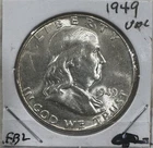 1949 P Franklin Half Dollar Silver Coin Free Shipping
