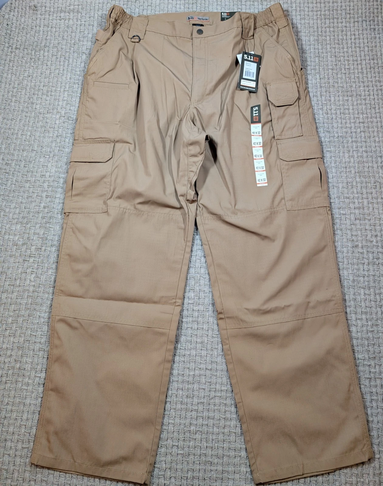 5.11 Tactical Taclite Pro Pants Mens 42x32 Ripstop Cargo Hunting Active Duty Tan