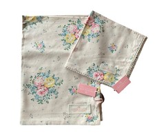 Greengate Laura Pale Pink Geschirrtuch + Stoffserviette