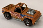 Vintage 1973 Baja Bruiser Hot Wheels Redline Car, Brownish Orange
