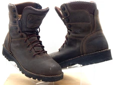 Danner Men's Workman Hot Sierra 8" Dark Brown Leather Boots Size 10 EE