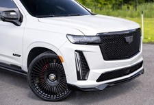 22 Flow Forged Wheels 4 Fit Escalade 4 Vistiq Floater Caps 4wheels