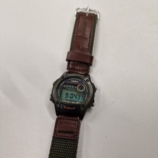 Casio W-94H Illuminator Watch Digital Brown strap, Alarm Chrono, WR 50m