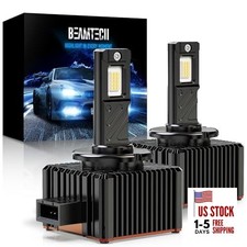 D1S/D1R Bulb,28000Lumens 80W 6500K White Plug and Play with Cooling Fan