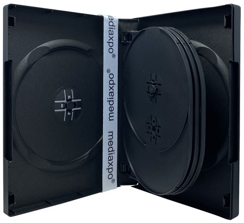 Black 8 Disc DVD Cases Lot - Afbeelding 3 van 6