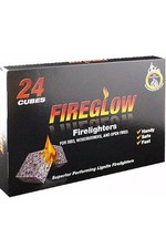 Fireglow Firelighters 24 Cubes Fire Lighters For BBQ Barbecue,Wood Burner,Fire   0.16 per lighter