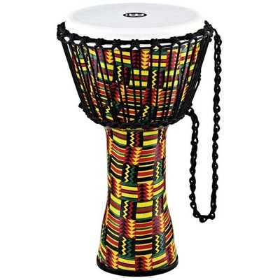 Meinl Percussion PADJ5-M-F - 10 Zoll Rope Tuned Travel Series Djembes, Synthe...