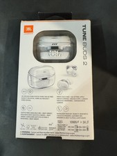 JBL Tune Buds 2 Bluetooth Earbuds White Adaptive Noise Cancelling In-Ear