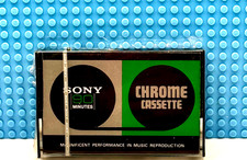 SONY VINTAGE A B C-90CR CHROME 1974 TYPE II BLANK CASS TAPE 1 SEALED