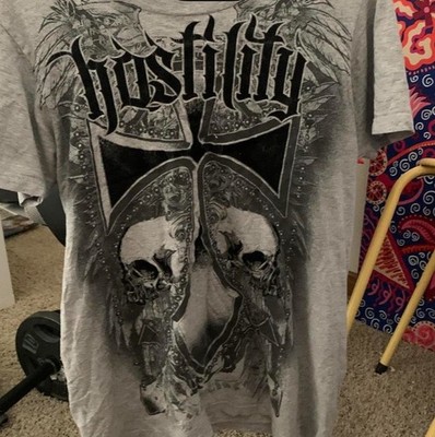 Raw Uncut Affliction Like Graphic Vintage Shirt Small