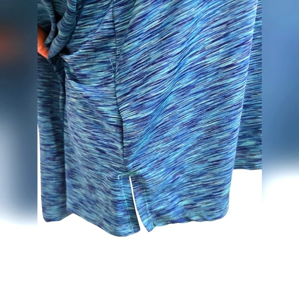 Blusa Bally Yoga atlética manga longa e aberta cruz traseira tamanho médio - Imagem 4 de 4