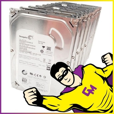 Set x10 Seagate Barracuda ST500DM002 500GB 3,5'' SATA III 6 Gb/s HDD