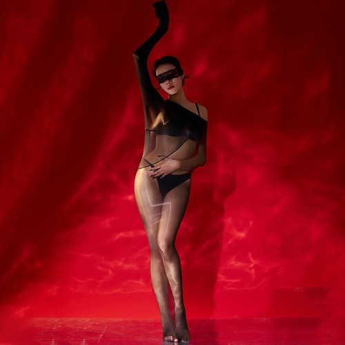 Multi Purpose Jumpsuit with Oily Shiny Stockings Perfect for All Seasons - Picture 19 of 36