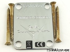 Fender USA Custom Shop 1963 Relic Telecaster NECK PLATE 63 Chrome Tele