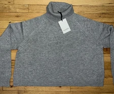 NWT Naked Cashmere Womens Sweater Pullover  Relax Turtleneck  Raglan Size Medium