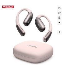 MINISO X28 Open Ear Wireless Bluetooth Earbuds HIFI Sound Quality NEW PINK