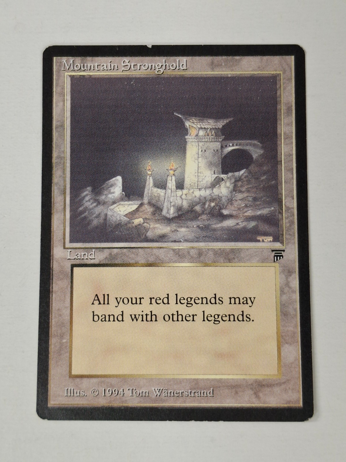 MOUNTAIN STRONGHOLD LP MTG Magic The Gathering Legends BB