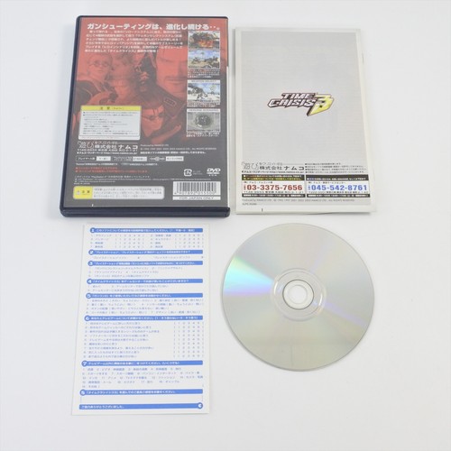 PS2 TIME CRISIS 3 + Gun Controller 2 Boxed Playstation Work for CRT TV Only 0334 - Picture 8 of 12