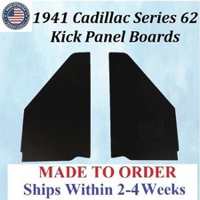 New 1941 Cadillac Series 62 Series 63 Kick Panel Board 2 Piece Set Cad-kpn-130