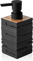 Moderne Seifenspender Schwarz Holz, SpüLmittelspender FüR KüChe Arbeitsplatte