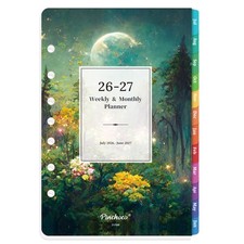 2026-2027 Planner Refills, JUL 2026 - JUN 2027, 5-1/2" x 5.5" x 8.5", Green