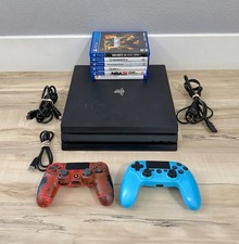 Consola Sony PlayStation 4 Pro 1TB Paquete Controlador + 6 Juegos - Probado