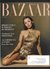 Miley Cyrus * Harper's Bazaar Magazine December 2024 January 2025 1 of 2 Covers