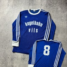 Vintage 80's Adidas Erima West Germany Football Soccer Long Sleeve Jersey Size S