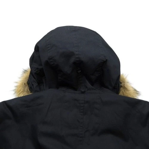 Fred Perry Zip In Liner Fishtail Parka Jacket J6504 M Black image 4