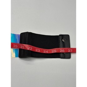 Holographic Iridescent Lace Up Wide Elastic Belt Corset Waist Cincher