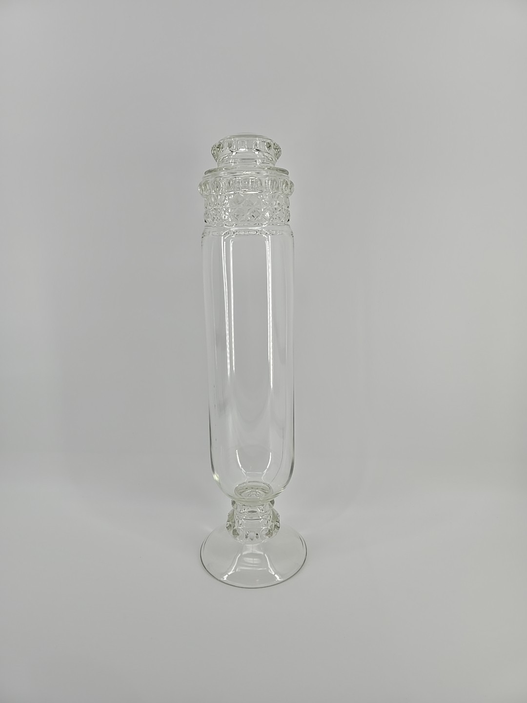 Antique Tiffin U. S. Glass 24" Dakota Apothecary Jar Store Display Candy  READ