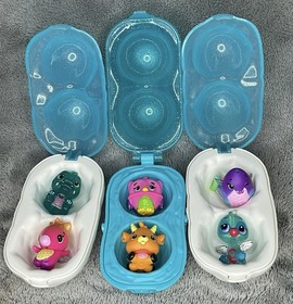 Hatchimals CollEggtibles Tree House Playset 100+ Figures Huge Lot W/storage Case
