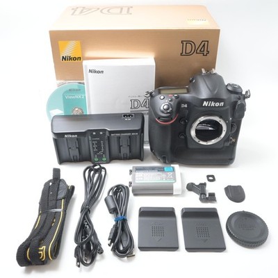 Nikon D4 digitale 16,2-MP-Spiegelreflexkamera Gehäuse (Auslösungen: 21.086) [...