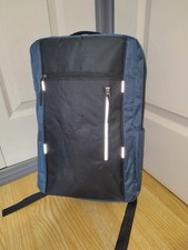Sac à dos PC portable noir et bleu NEUF