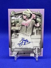 2025 Bowman Jesus Lopez Prospect 1st Pearl Pack  Autograph #/10🔥