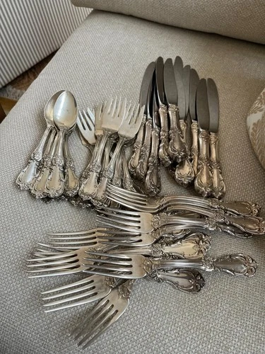 Reed & Barton, sterling Francis 1 luncheon set with 12 place settings of 4